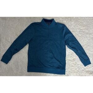 Under Armour Mens M Storm Sweater ¼ Zip Teal Blue